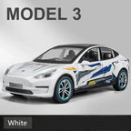1:24 Scale Tesla Model 3 Die-Cast Model - Alloy Car with Lights & Sound