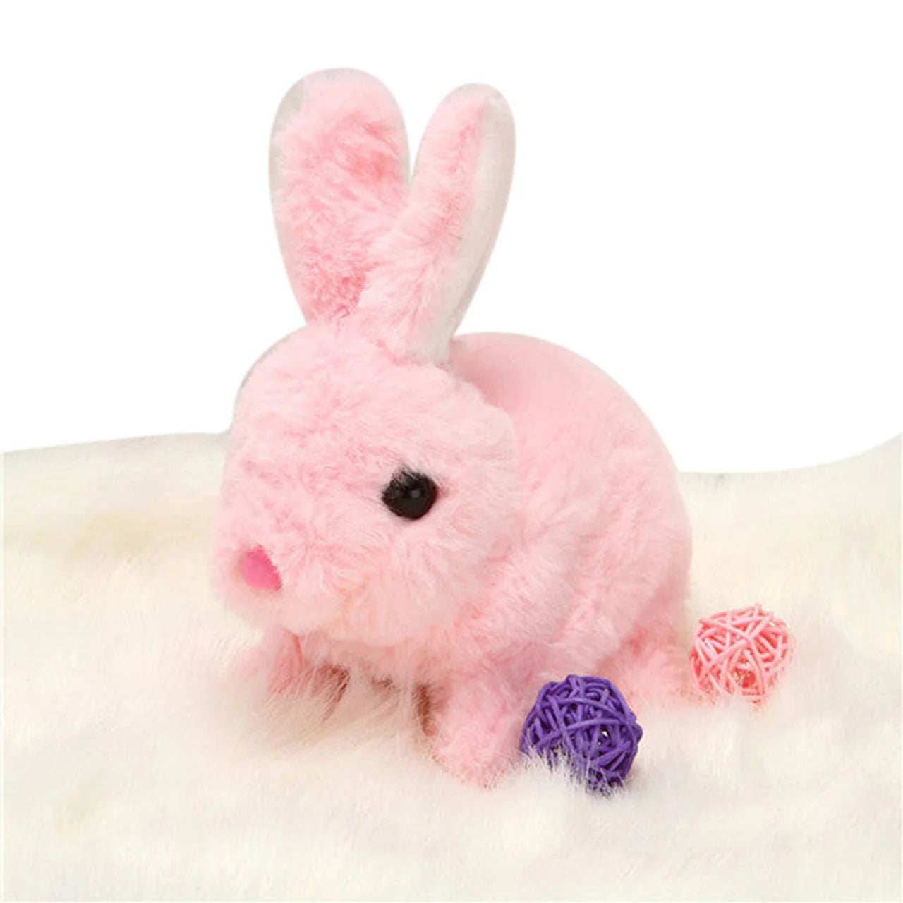 Interactive Walking Plush - Musical Rabbit Toy with Realistic Movement