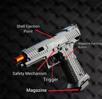 Automatic Shell Ejection Scorpion Blaster - Kids Toy with Realistic Effects