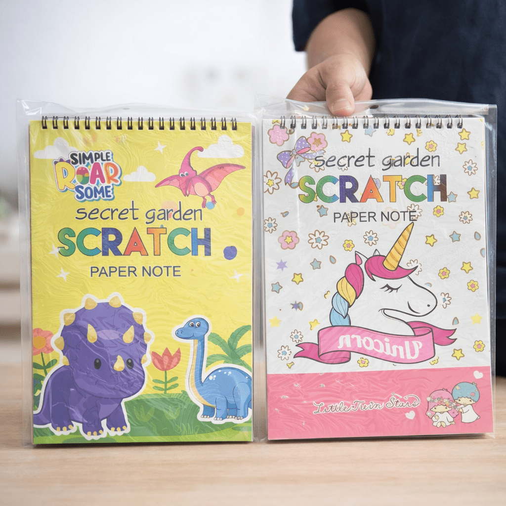 Scratch Art Book for Kids – Secret Garden Magic Drawing Pad Main image
