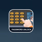 Automatic Door Open Light Music Password+facial Unlock Intelligent Piggy Bank Toys