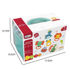 Premium Baby Rattles Gift Set - 5-Piece Newborn Toy Collection with Gift Box