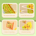 Electric Stair Climbing Duck Track Set - Musical Toy with Lights & Sound