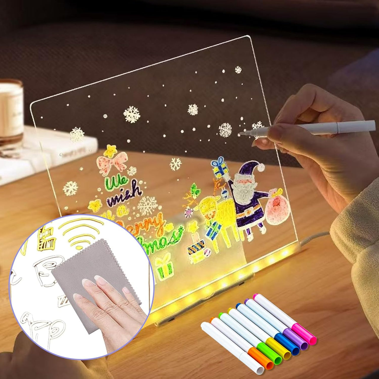 LED Acrylic Illuminated Magic Board With 7 Color Secondary image