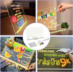 LED Acrylic Illuminated Magic Board With 7 Color