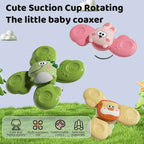 Pack of 3 Newborn Baby Rattle Spinners | Colorful Sensory Toys for Infants