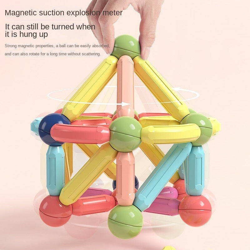 Magnetic Building Blocks Stick Set - STEM Construction Toy Secondary image