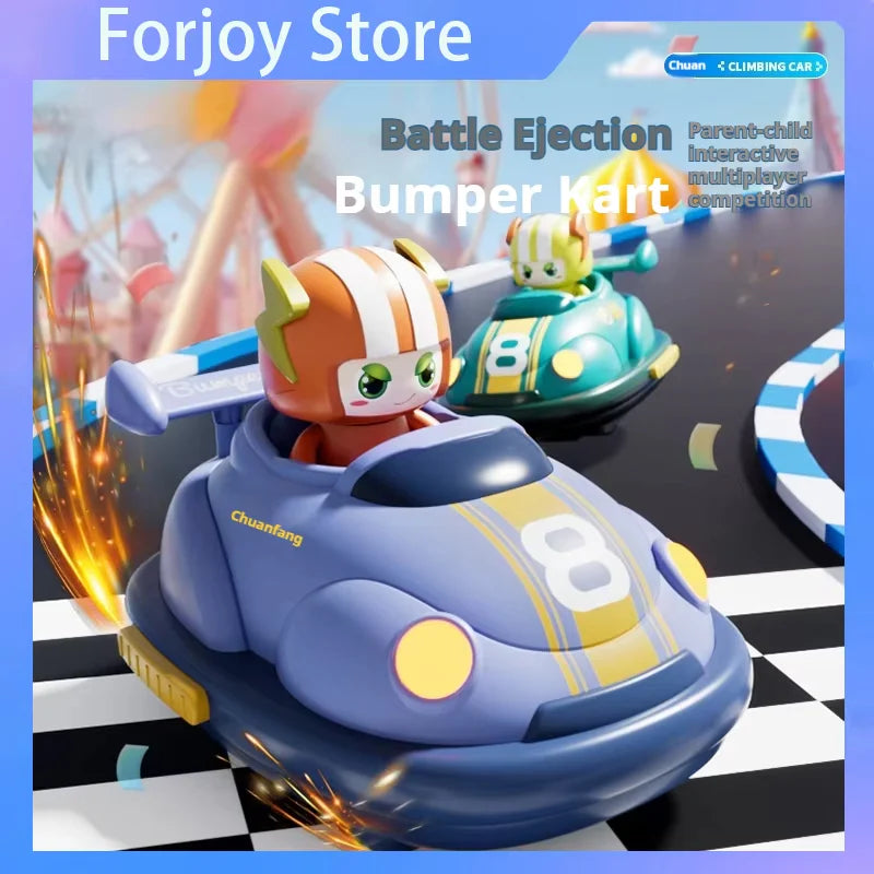 2-Player RC Bumper Football Car - Remote Control Interactive Toy