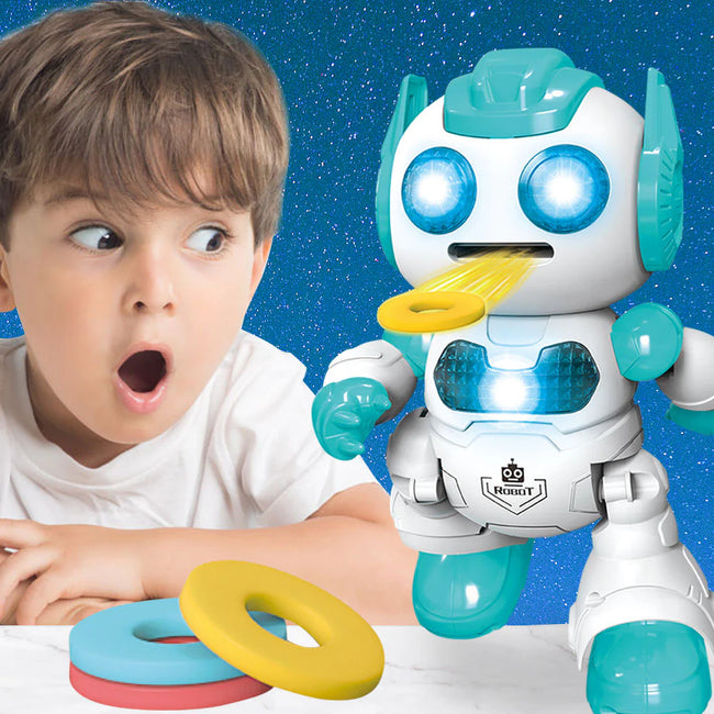 Disc Shooting RC Robot - Dancing Remote Control Robot with Disc Launcher Main Image