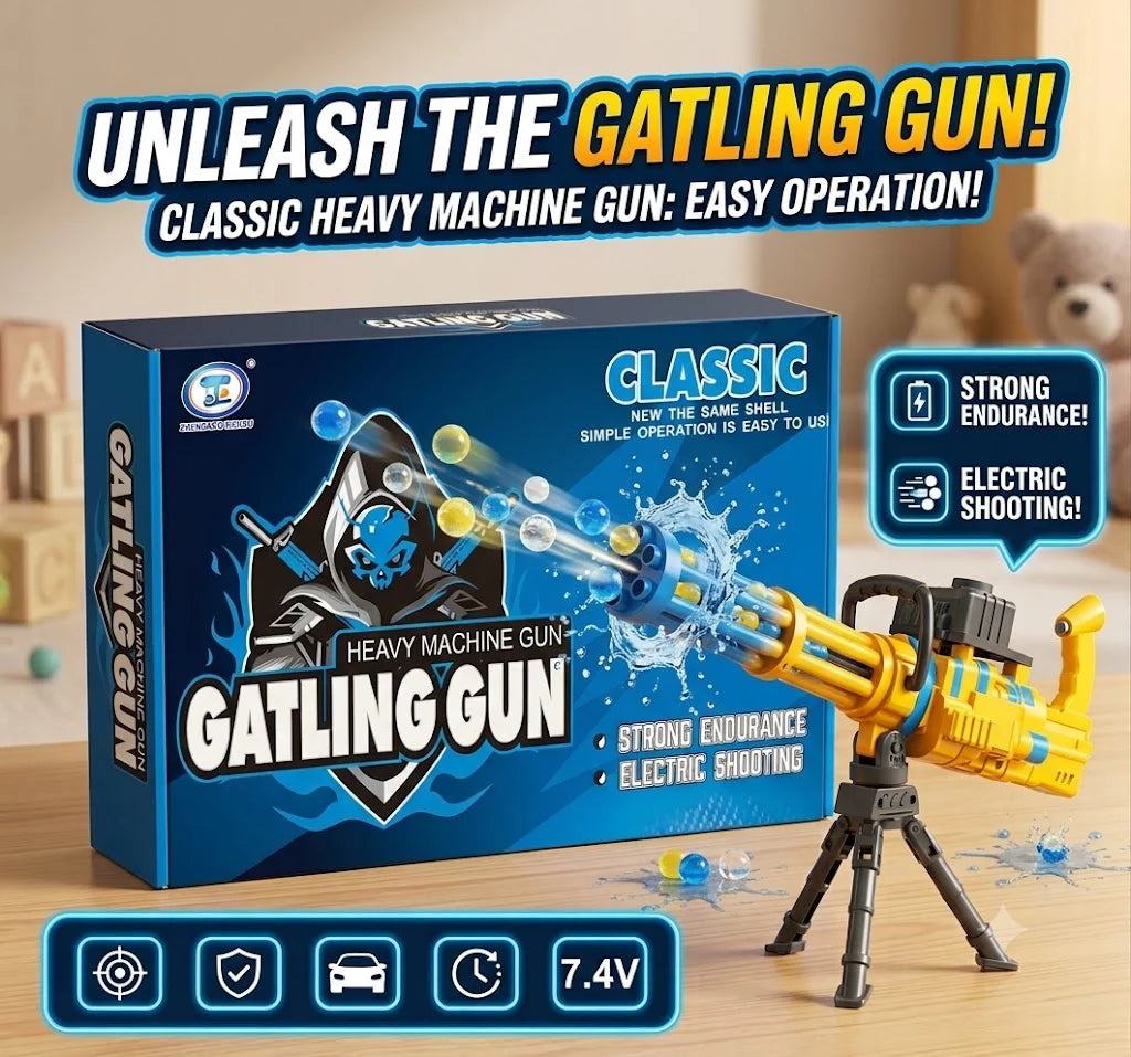 Gell Blaster Classic Heavy Machine Gun Gatling Toy