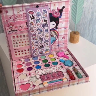 Kuromi Cosmetic Set - 25-Piece Pretend Play Makeup Kit for Kids
